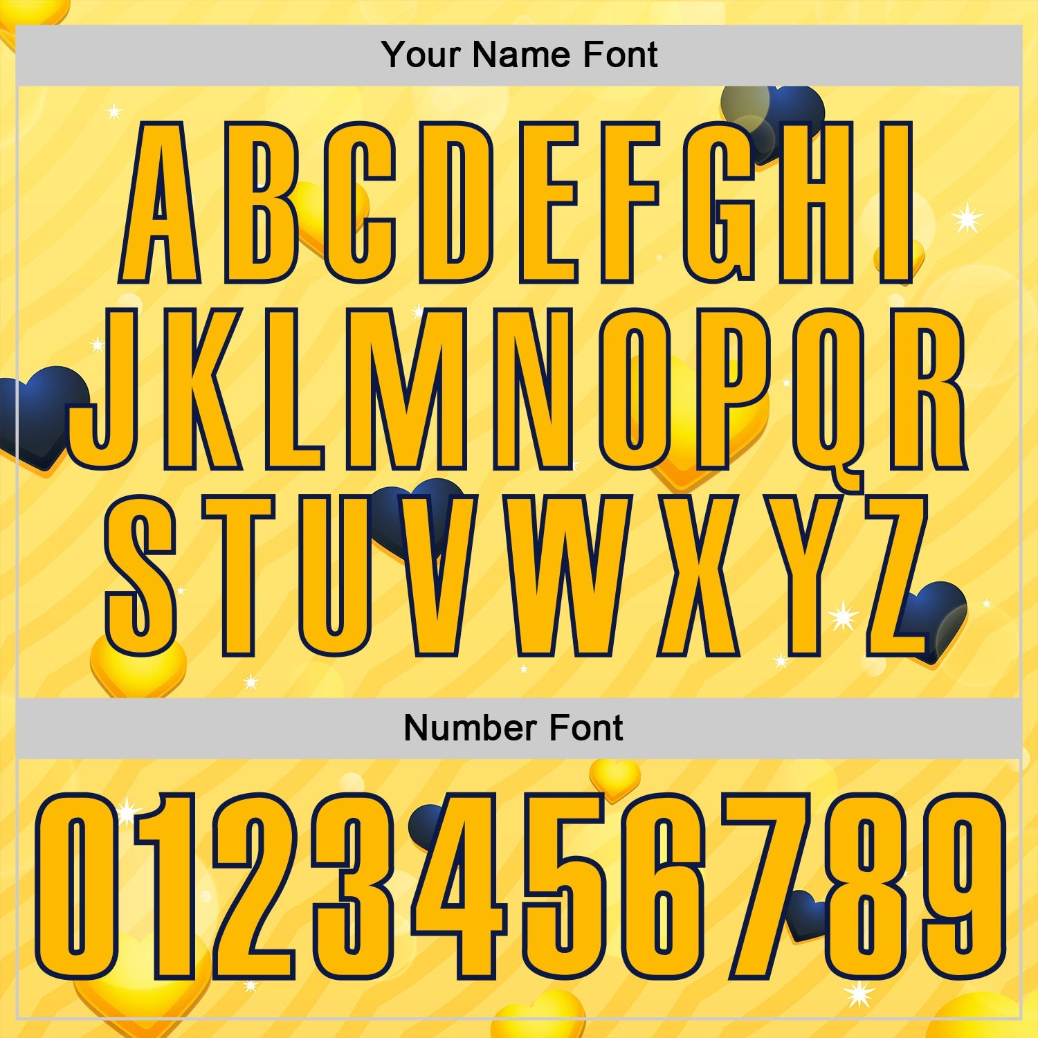 Custom Gold Navy 3D Pattern Design Yellow Ribbon Bone Cancer Awareness Performance Polo Shirt