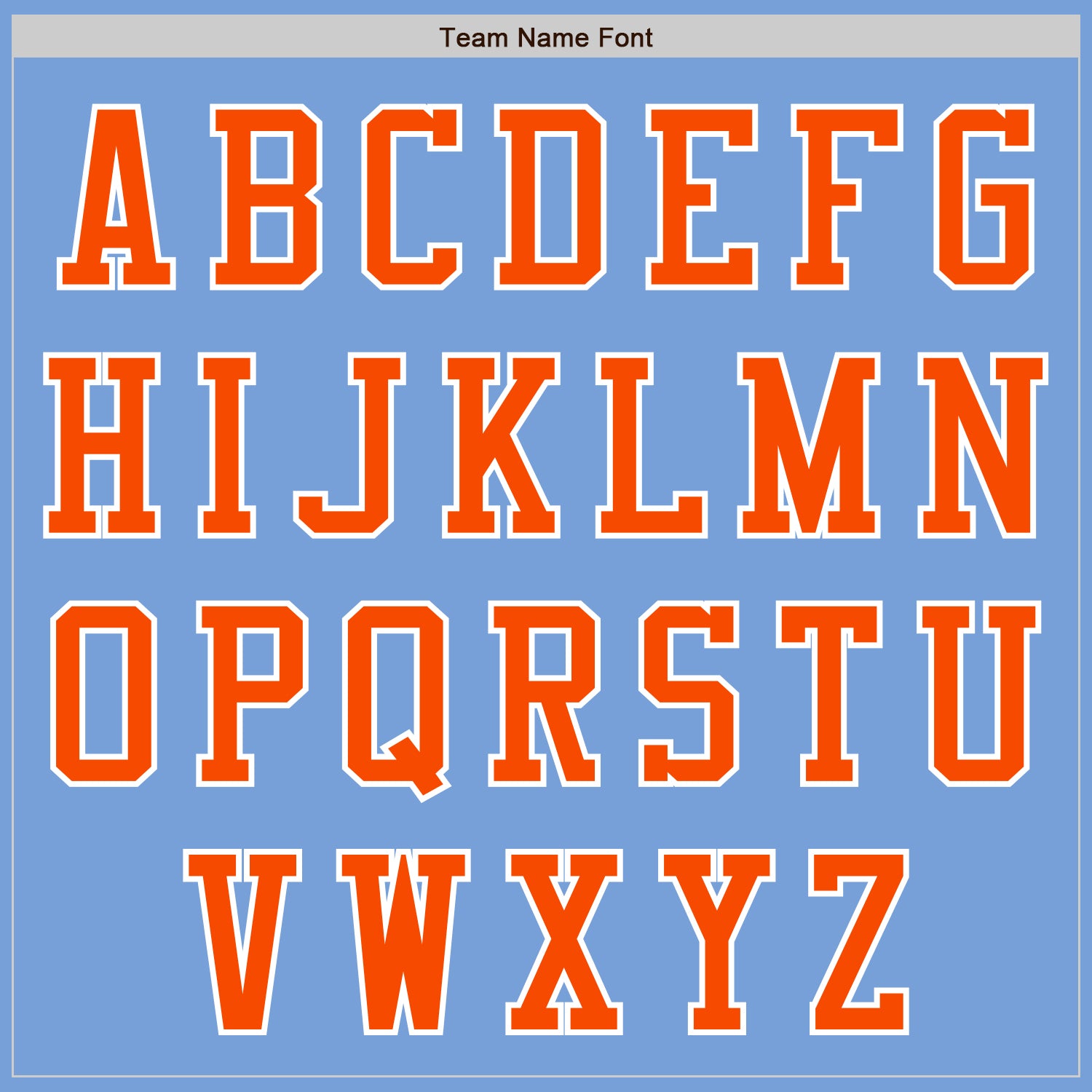 Custom Powder Blue Orange-White Authentic Baseball Jersey