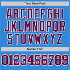 Custom Powder Blue Maroon-White Authentic Basketball Jersey