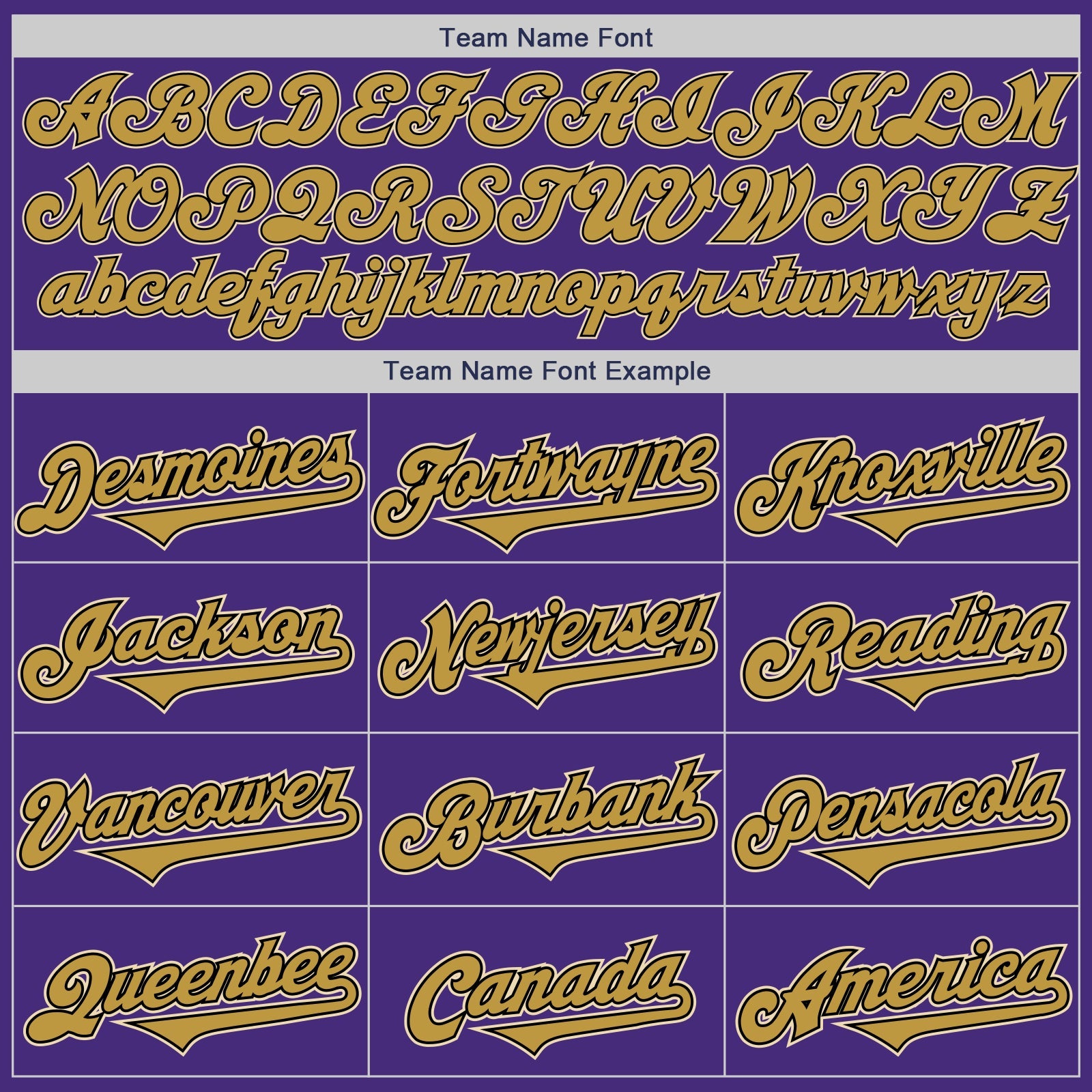 Custom Purple Old Gold Black-Cream Authentic Baseball Jersey