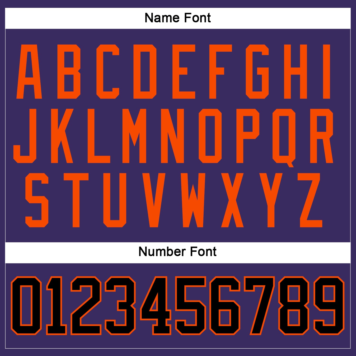 Custom Purple Black-Orange Hockey Jersey