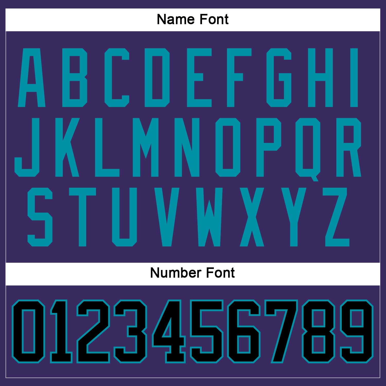 Custom Purple Black-Teal Hockey Jersey