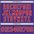 Custom Purple Red-White Authentic Baseball Jersey