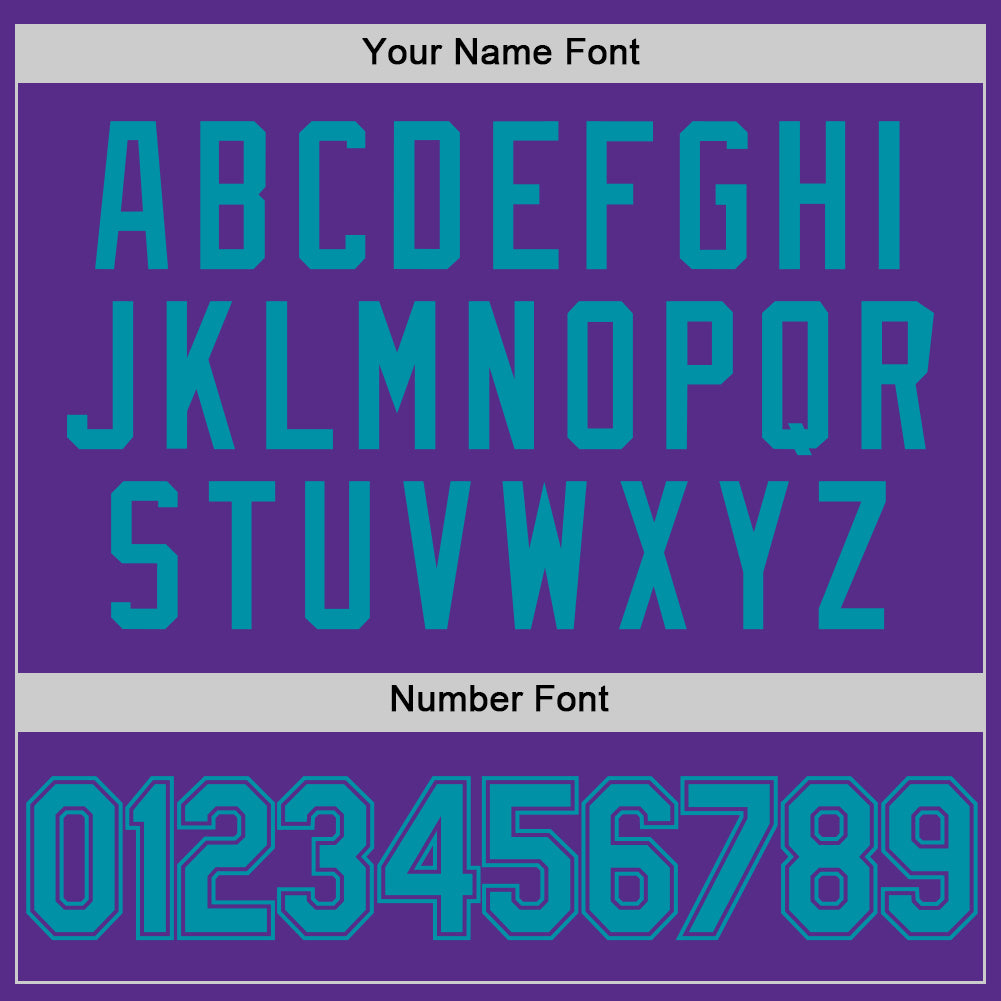 Custom Purple Teal Authentic Throwback Basketball Jersey