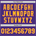 Custom Purple Yellow-Pink Authentic Baseball Jersey