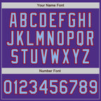 Custom Stitched Purple Light Blue-Red Baseball Pullover Sweatshirt Hoodie