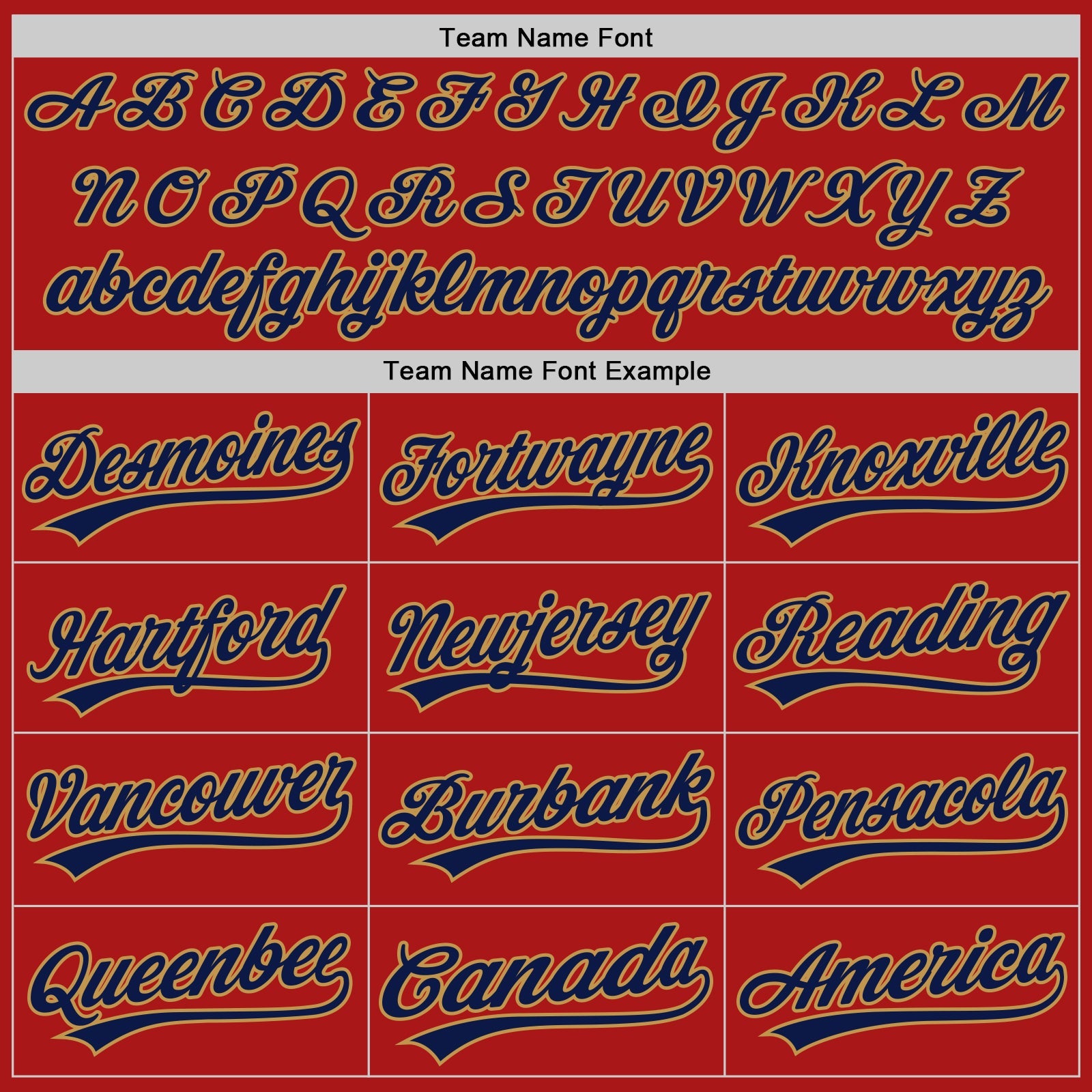 Custom Red Navy-Old Gold Authentic Throwback Baseball Jersey