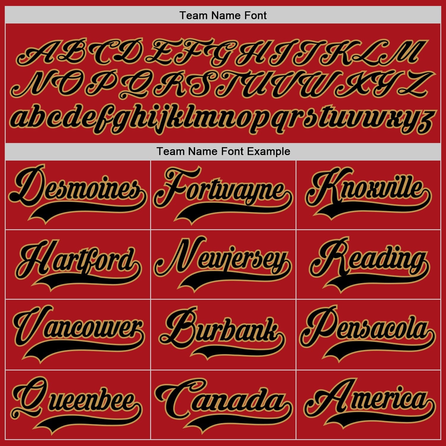 Custom Red Black-Old Gold Hockey Jersey