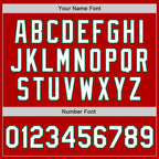 Custom Red White-Kelly Green Authentic Baseball Jersey