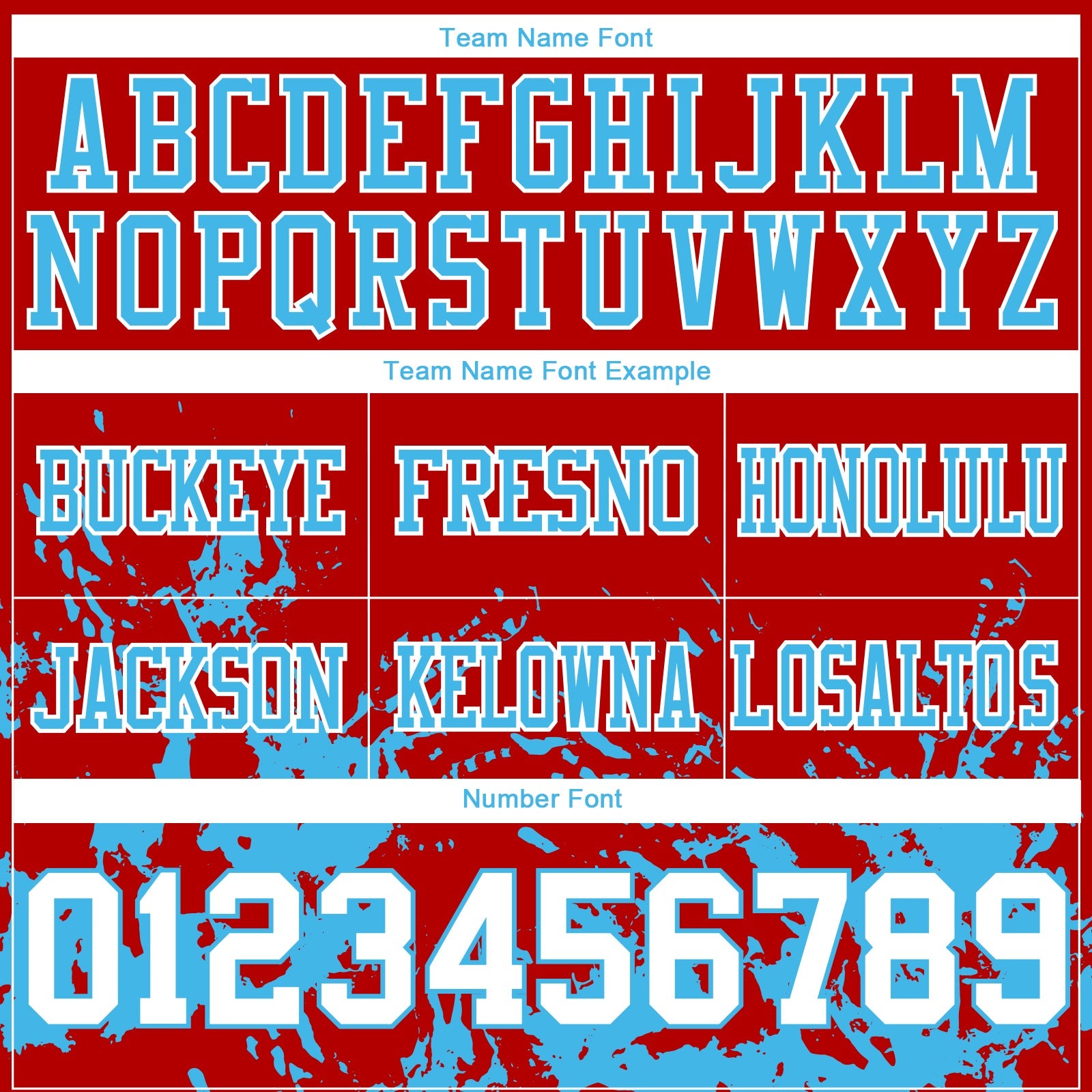 Custom Red White-Sky Blue 3D Pattern Splash Authentic Football Jersey