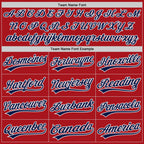 Custom Stitched Red Navy-White Baseball Pullover Sweatshirt Hoodie