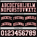 Custom Reversible Black White-Red Double Side Sublimation Basketball Suit Jersey