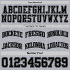 Custom Reversible Black Gray Double Side Sublimation Basketball Suit Jersey
