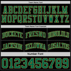 Custom Reversible Black Kelly Green-Old Gold Double Side Sublimation Basketball Suit Jersey