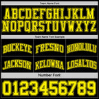 Custom Reversible Black Light Yellow Double Side Sublimation Basketball Suit Jersey