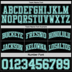 Custom Reversible Black Ice Blue Double Side Sublimation Basketball Suit Jersey