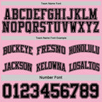 Custom Reversible Black Light Pink Double Side Sublimation Basketball Suit Jersey