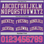 Custom Purple Pink Black-White Reversible Double Side Sublimation Basketball Suit Jersey