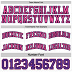 Custom Purple Pink Black-White Reversible Double Side Sublimation Basketball Suit Jersey