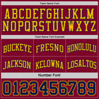 Custom Reversible Navy Maroon-Gold Double Side Sublimation Basketball Suit Jersey