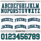 Custom Reversible Kelly Green White-Purple Double Side Sublimation Basketball Suit Jersey