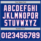 Custom Royal White-Pink Authentic Baseball Jersey