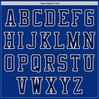Custom Royal Navy-White Authentic Baseball Jersey