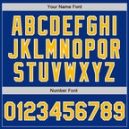 Custom Royal Gold-White Authentic Baseball Jersey