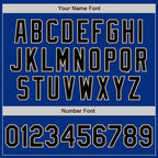 Custom Royal Black-City Cream Authentic Baseball Jersey