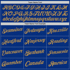 Custom Royal Old Gold Authentic Throwback Basketball Jersey