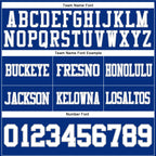 Custom Royal White-Gray Authentic Football Jersey