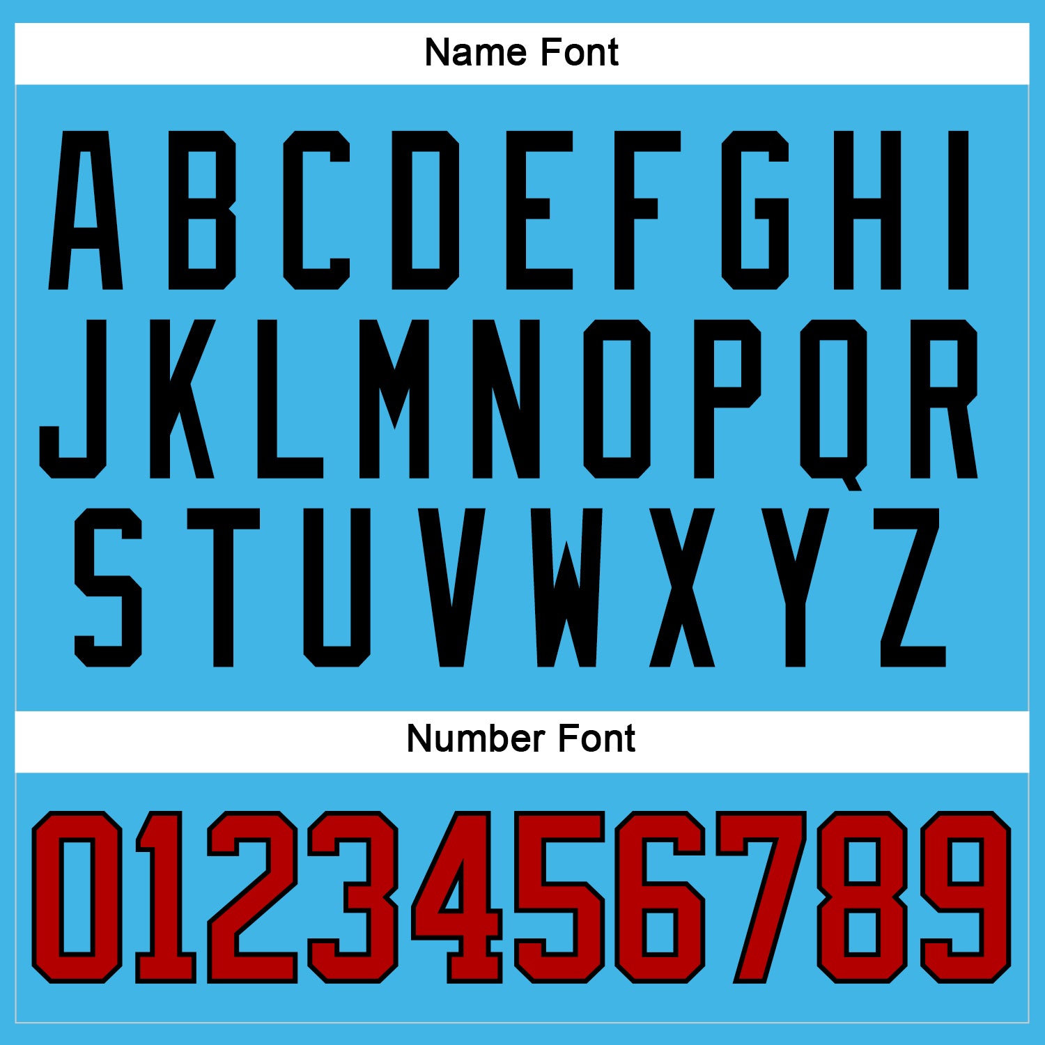 Custom Sky Blue Red-Black Hockey Jersey