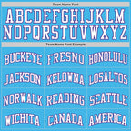 Custom Sky Blue White-Purple Authentic Basketball Jersey