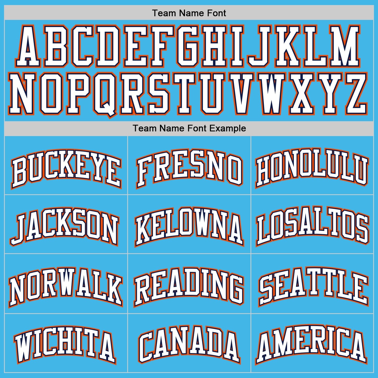 Custom Sky Blue White Navy-Orange Authentic Basketball Jersey