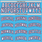 Custom Sky Blue White Royal-Red Authentic Basketball Jersey
