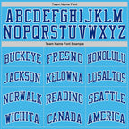 Custom Sky Blue Royal-White Authentic Basketball Jersey