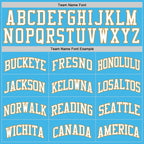 Custom Sky Blue White-Old Gold Authentic Basketball Jersey