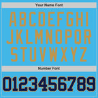 Custom Sky Blue Navy-Old Gold Authentic Basketball Jersey