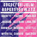 Custom Graffiti Pattern Dark Purple-Pink Scratch Sublimation Soccer Uniform Jersey