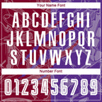 Custom Graffiti Pattern Maroon-Purple Scratch Sublimation Soccer Uniform Jersey