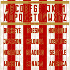 Custom Red Old Gold-White Line Sublimation Soccer Uniform Jersey