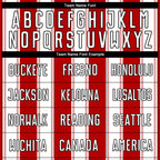 Custom Red White-Black Line Sublimation Soccer Uniform Jersey