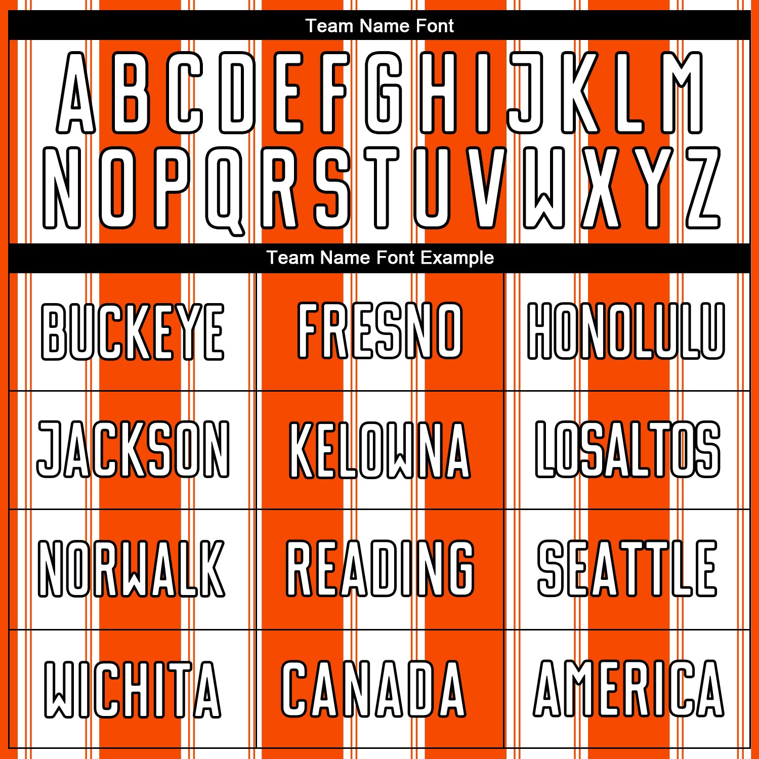 Custom Orange White-Black Line Sublimation Soccer Uniform Jersey