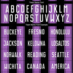 Custom Black White-Medium Purple Line Sublimation Soccer Uniform Jersey