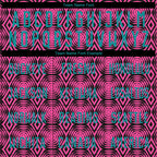 Custom Pink Teal-Black Geometric Shapes Sublimation Soccer Uniform Jersey
