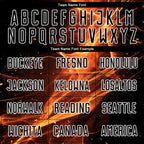 Custom Black Gold-White Flame Sublimation Soccer Uniform Jersey