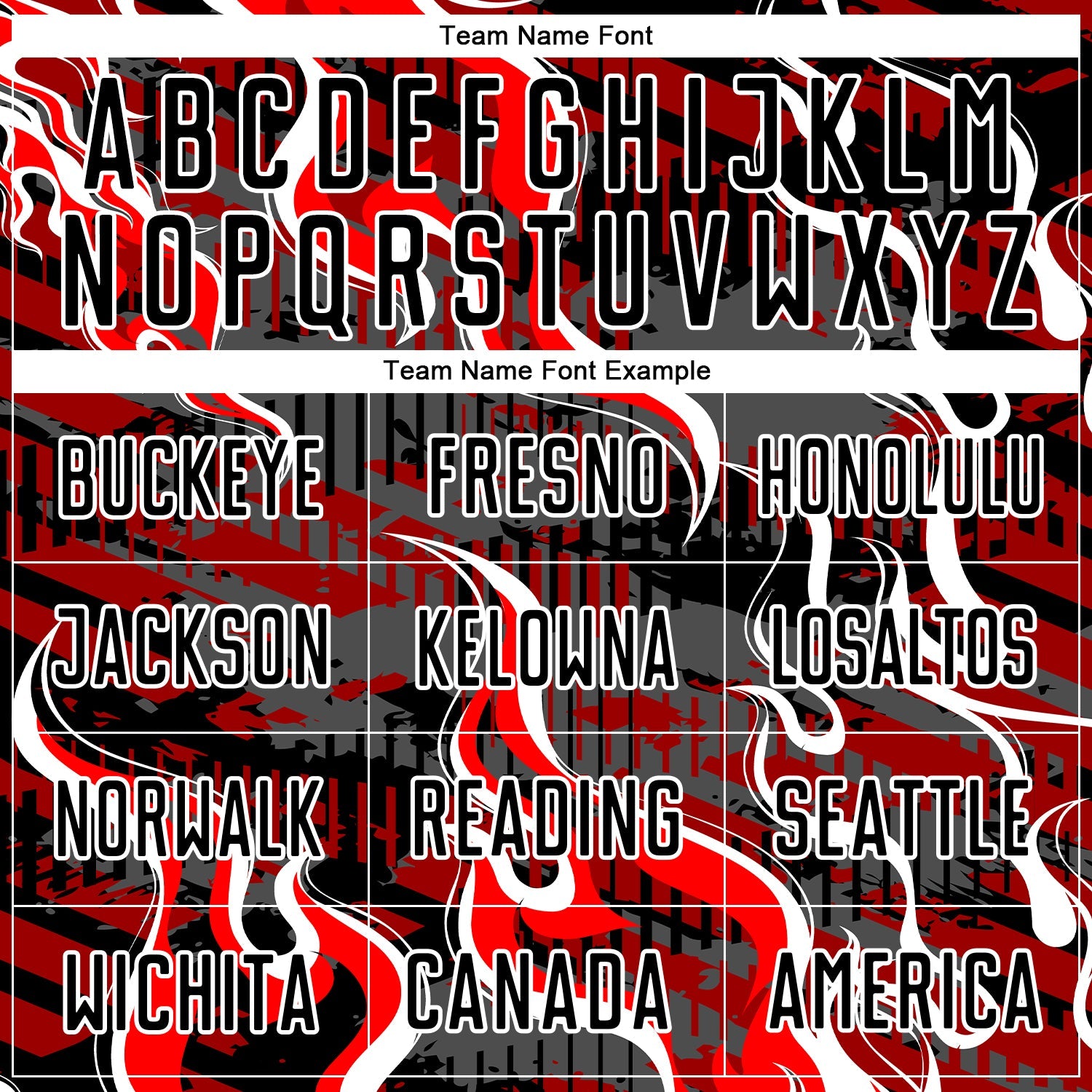 Custom Black Red-White Flame Sublimation Soccer Uniform Jersey