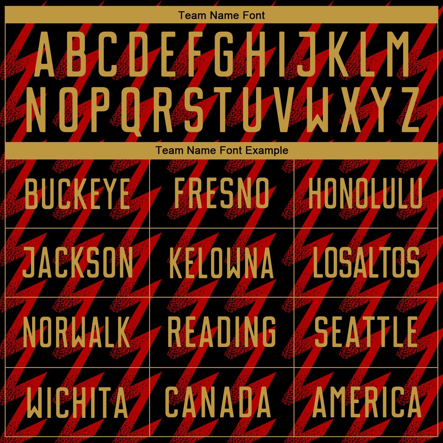 Custom Black Old Gold-Red Zigzag Shape Sublimation Soccer Uniform Jersey