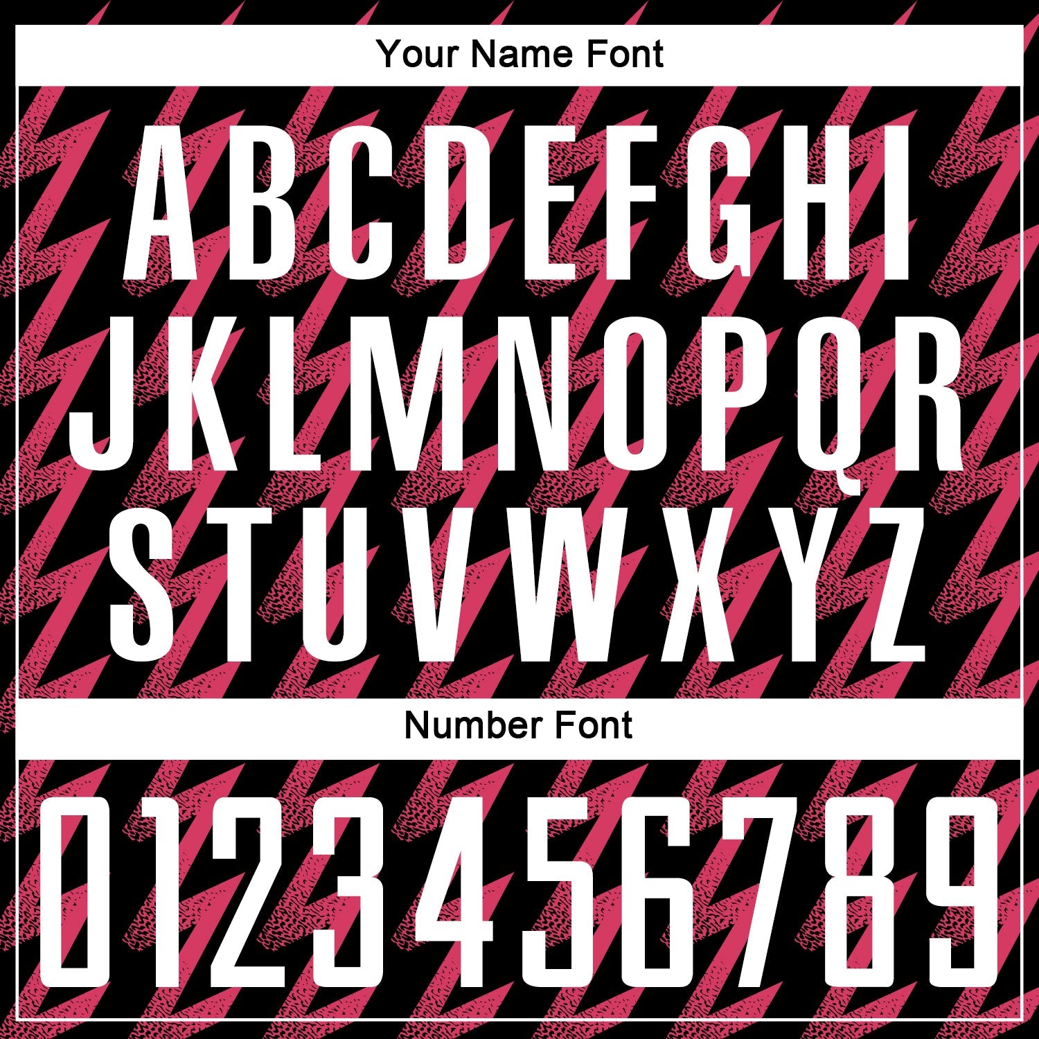 Custom Black White-Neon Pink Zigzag Shape Sublimation Soccer Uniform Jersey