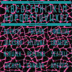 Custom Black Teal-Pink Abstract Network Splash Sublimation Soccer Uniform Jersey